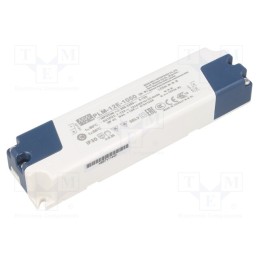 1 pcs x MEAN WELL - PLM-12E-1050 - Power supply: switched-mode, LED, 12.6W, 7÷12VDC, 1050mA, IP30