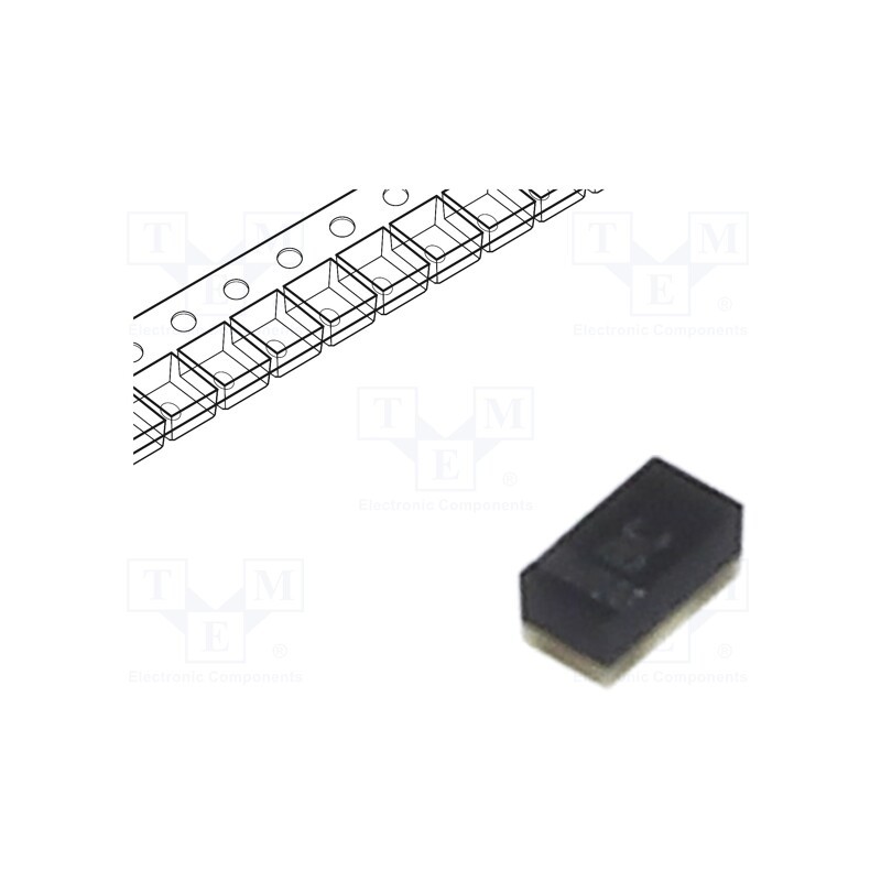 3 pcs x TAIWAN SEMICONDUCTOR - TSS40U RGG - Diode: Schottky rectifying, SMD, 40V, 0.2A, 0603,