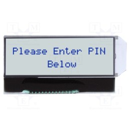 1 pcs x NEWHAVEN DISPLAY INTERNATIONAL - NHD-C0216AZ-FSW-GBW - Display: LCD, alphanumeric, STN Positive, 16x2, gray, LED, PIN: 1