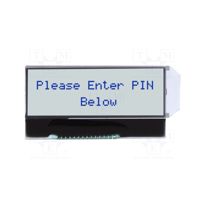 1 pcs x NEWHAVEN DISPLAY INTERNATIONAL - NHD-C0216AZ-FSW-GBW - Display: LCD, alphanumeric, STN Positive, 16x2, gray, LED, PIN: 1