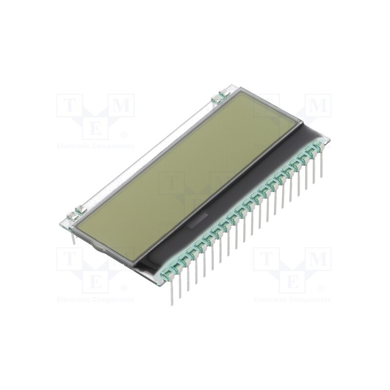 1 pcs x DISPLAY VISIONS - EA DOGM081W-A - Display: LCD, alphanumeric, FSTN Positive, 8x1, white, 55x17.5mm