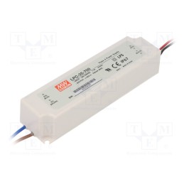 1 pcs x MEAN WELL - LPC-35-700 - Power supply: switched-mode, LED, 33.6W, 9÷48VDC, 700mA, 90÷264VAC