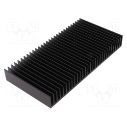 1 pcs x FISCHER ELEKTRONIK - SK42/100/SA - Heatsink: extruded, grilled, black, L: 100mm, W: 200mm, H: 25mm