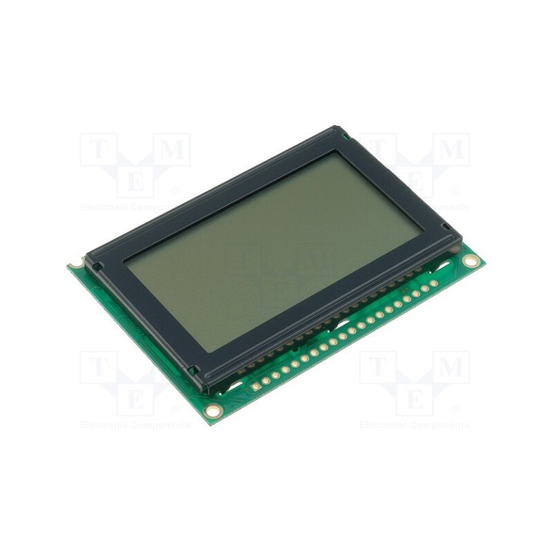 1 pcs x RAYSTAR OPTRONICS - RG12864B-FHW-V - Display: LCD, graphical, 128x64, FSTN Positive, 75x52.7x8.9mm, LED