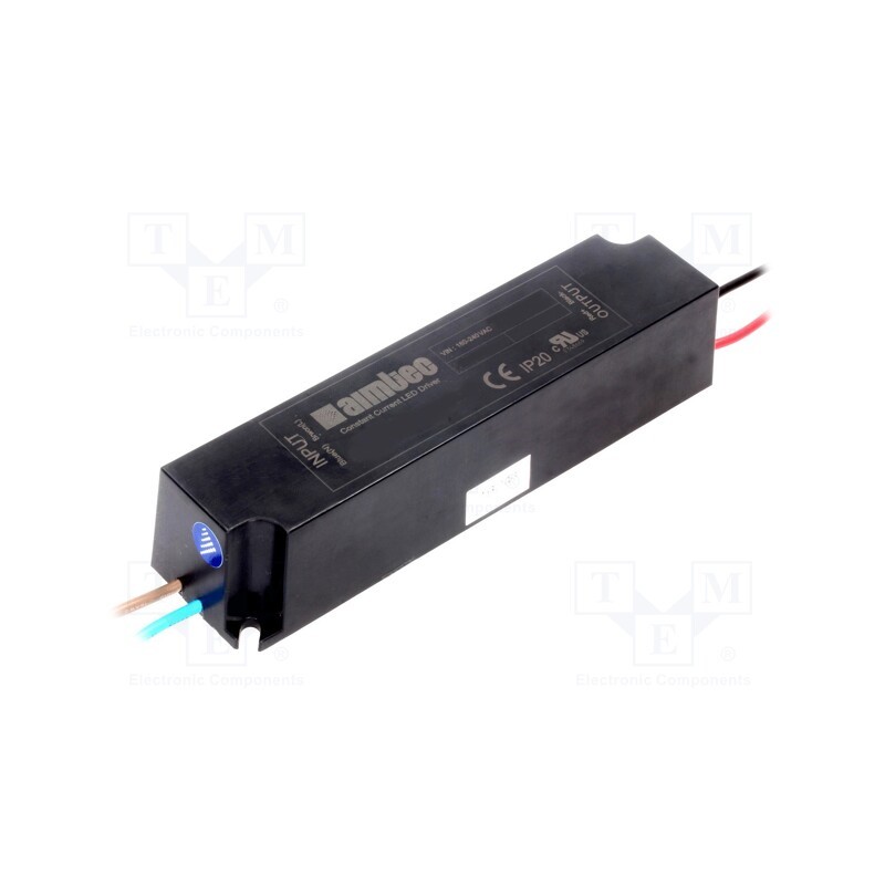 1 pcs x AIMTEC - AMEPR10D-3630AZ-220D - Power supply: switched-mode, LED, 10.8W, 24÷36VDC, 0.3A, IP20, 81%