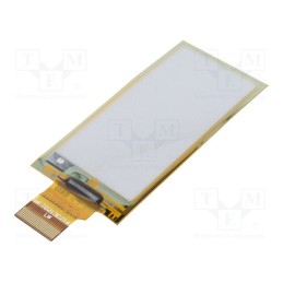1 pcs x WAVESHARE - 14986 - Display: e-paper, 2.13', 212x104, Dim: 59.2x29.2x0.3mm, 3.3VDC