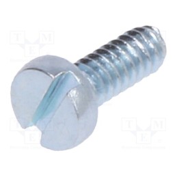200 pcs x BOSSARD - 1431951 - Screw, M1.6x4, 0.35, Head: cheese head, slotted, 0,4mm, steel, zinc