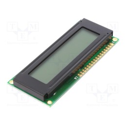 1 pcs x DISPLAY ELEKTRONIK - DEM 16102 FGH-PW - Display: LCD, alphanumeric, FSTN Positive, 16x1, 80x36x10.5mm, LED