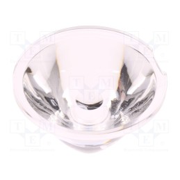 1 pcs x LEDIL - FCN13552_CRYSTAL-RS - LED lens, round, plexiglass PMMA, transparent, 4÷11°, H: 28.7mm