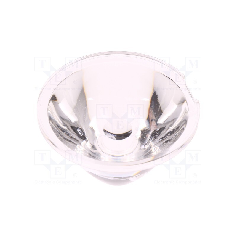 1 pcs x LEDIL - FCN13552_CRYSTAL-RS - LED lens, round, plexiglass PMMA, transparent, 4÷11°, H: 28.7mm