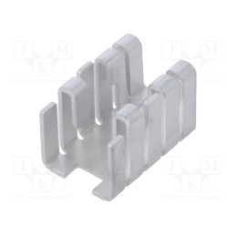 1 pcs x Advanced Thermal Solutions - ATS-PCBT1085 - Heatsink: extruded, U, TO220, black, L: 19mm, W: 12.8mm, H: 12.8mm