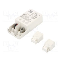 1 pcs x TRIDONIC - 28003349 - Power supply: switched-mode, LED, 10W, 3÷20VDC, 500mA, 198÷264VAC