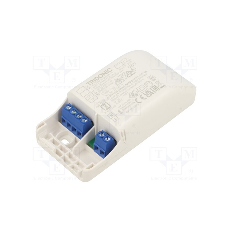 1 pcs x TRIDONIC - LCBI 10W 350MA PHASE-CUT/1-10V SR - Power supply: switched-mode, LED, 10W, 14÷28VDC, 350mA, 198÷264VAC