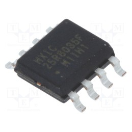 3 pcs x MACRONIX INTERNATIONAL - MX25R8035FM1IH1/TUBE - IC: FLASH memory, 8MbFLASH, 108MHz, 1.65÷3.6V, SOP8, serial