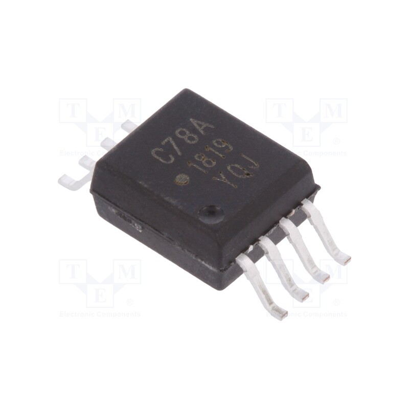 1 pcs x BROADCOM (AVAGO) - ACPL-C78A-000E - Optocoupler, SMD, Ch: 1, OUT: isolation amplifier, SO8, 15kV/μs