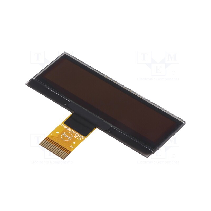 1 pcs x RAYSTAR OPTRONICS - REX012832AWPP3N00000 - Display: OLED, graphical, 2.22', 128x32, Dim: 62x24x2.35mm, white