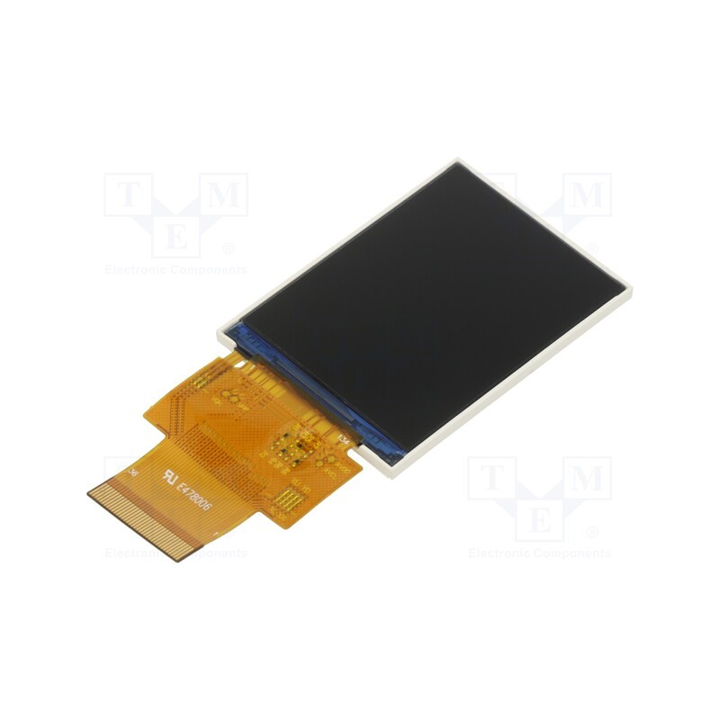 1 pcs x DISPLAY ELEKTRONIK - DEM 240320G1 VMH-PW-N - Display: TFT, 2', 240x320, Illumin: LED, Dim: 35.4x48.4x2.2mm