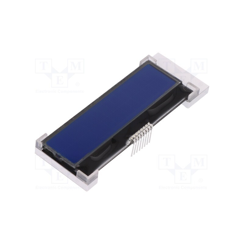 1 pcs x DISPLAY ELEKTRONIK - DEM 16208 SBH-PW-N - Display: LCD, alphanumeric, COG,STN Negative, 16x2, 62.8x23x6.3mm