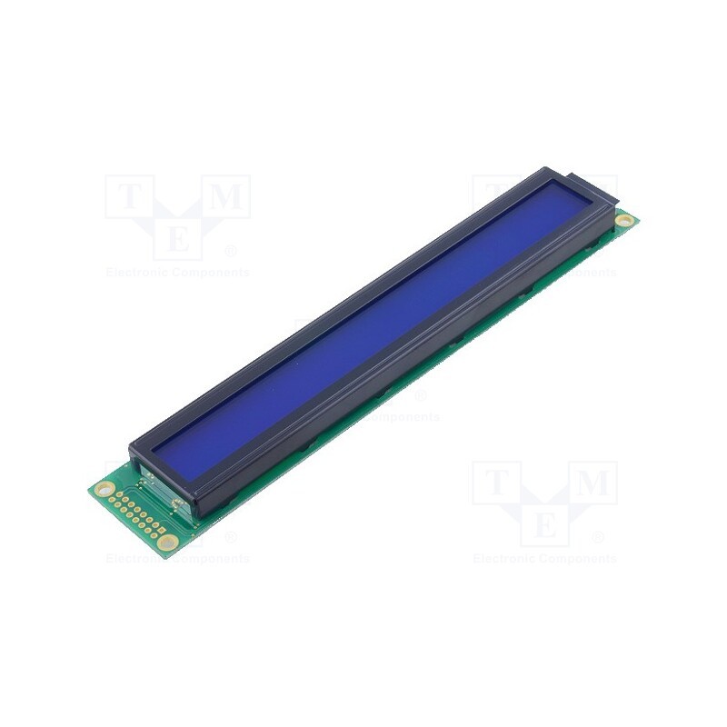 1 pcs x RAYSTAR OPTRONICS - RC4002A-BIW-JSX - Display: LCD, alphanumeric, STN Negative, 40x2, blue, LED, PIN: 16