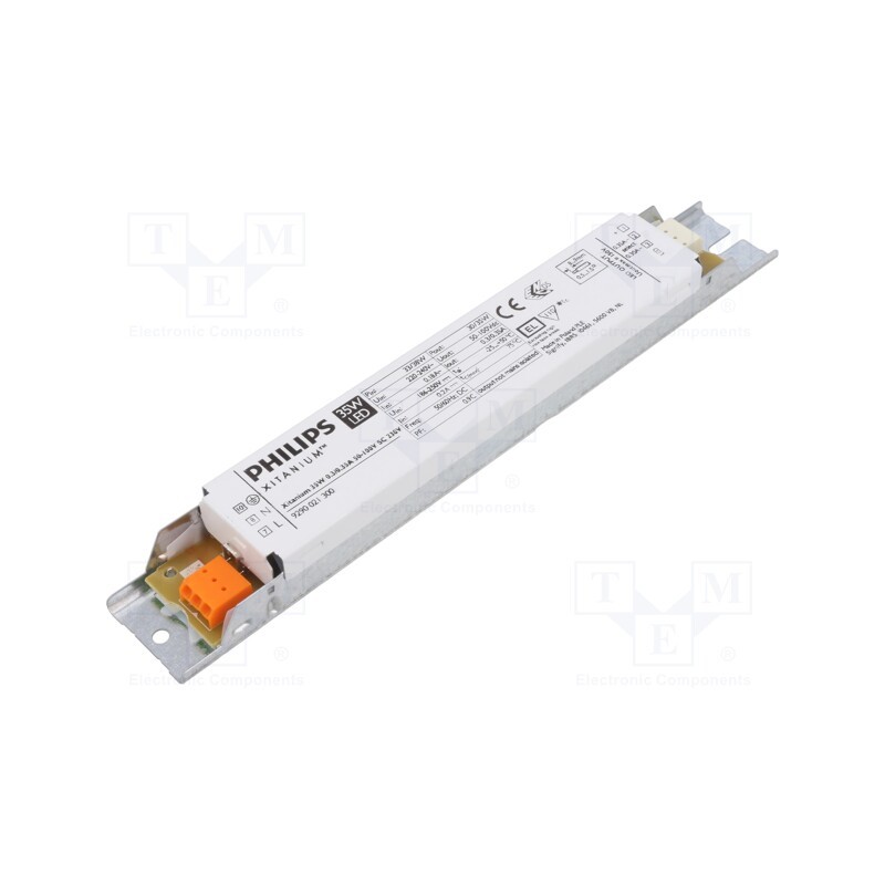1 pcs x PHILIPS - XITANIUM 35W 0.3/0.35A 50-100V SC 230V - Power supply: switched-mode, LED, 35W, 50÷100VDC, 300÷350mA, IP20