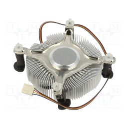 1 pcs x Akasa - AK-CC7122EP01 - Heatsink: extruded, 12VDC, aluminium, 39.8m3/h, H: 26mm, W: 87.2mm