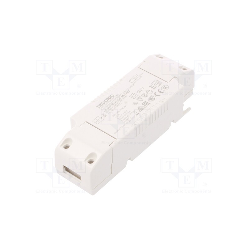 1 pcs x TRIDONIC - 87500771 - Power supply: switched-mode, LED, 45W, 25÷43VDC, 1050mA, IP20, LC