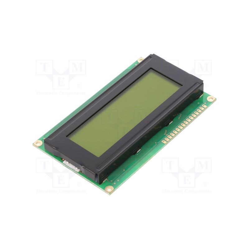1 pcs x POWERTIP - PC2004LRU-AWT-H-Q - Display: LCD, alphanumeric, STN Positive, 20x4, 98x60x12.8mm, LED
