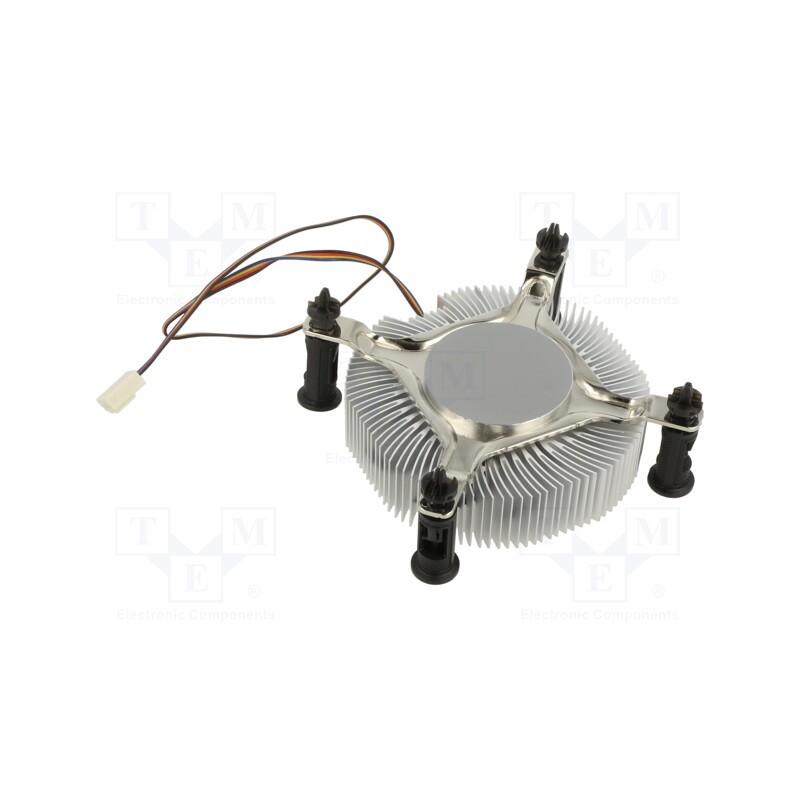 1 pcs x Akasa - AK-CC6601EP01 - Heatsink: extruded, 12VDC, aluminium, 39.8m3/h, H: 26.92mm