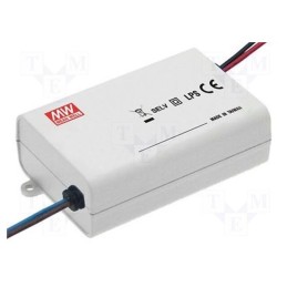 1 pcs x MEAN WELL - PCD-16-350B - Power supply: switched-mode, LED, 16.8W, 24÷48VDC, 350mA, IP42