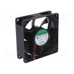 1 pcs x SUNON - EF80252B2-1000U-A99 - Fan: DC, axial, 24VDC, 80x80x25mm, 62.86m3/h, 30dBA, ball bearing