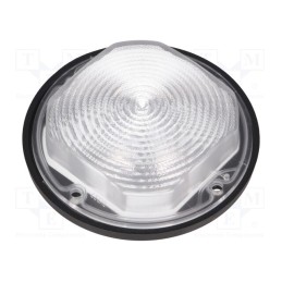 1 pcs x LEDIL - FN14720_STELLA-FRESNEL - LED lens, round, silicone, transparent, Colour: black, H: 23mm