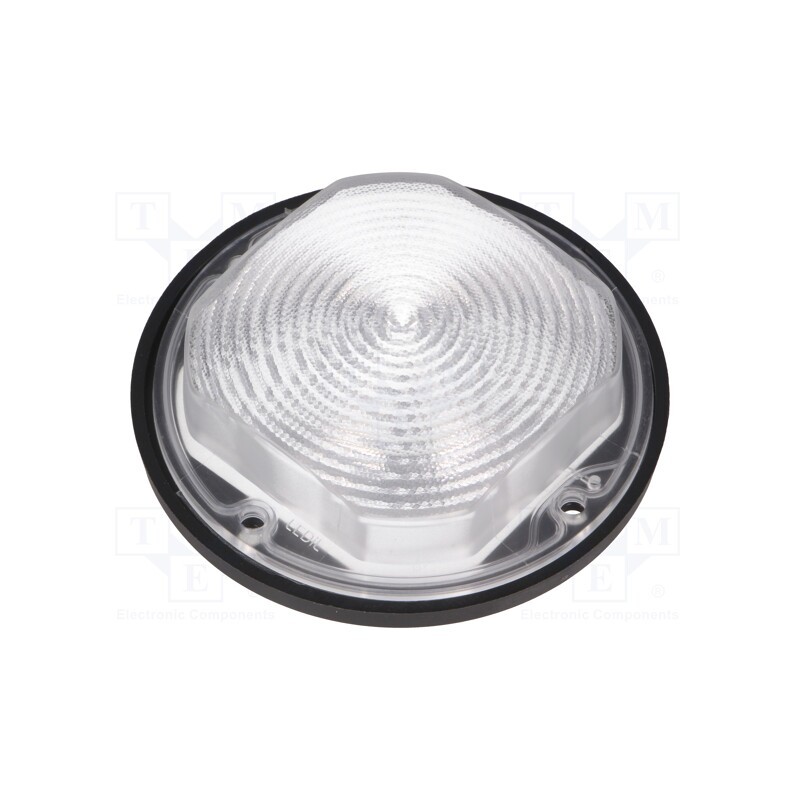 1 pcs x LEDIL - FN14720_STELLA-FRESNEL - LED lens, round, silicone, transparent, Colour: black, H: 23mm