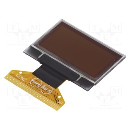 1 pcs x DISPLAY ELEKTRONIK - DEP 128064C1-Y - Display: OLED, graphical, 1', 128x64, Dim: 26.7x19.26x1.26mm