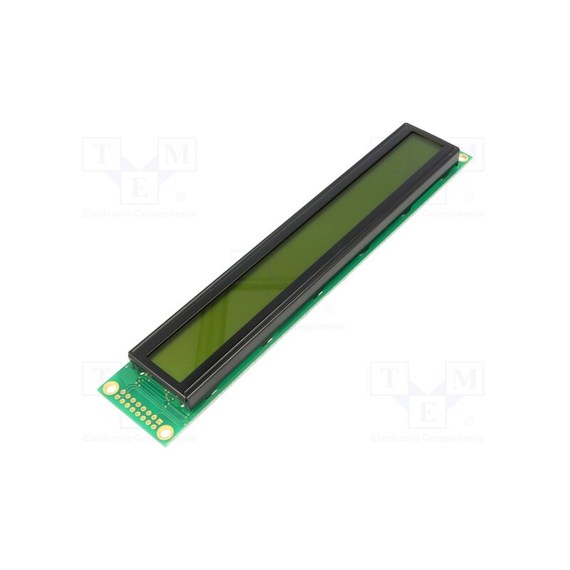 1 pcs x RAYSTAR OPTRONICS - RC4002A-YHY-ESX - Display: LCD, alphanumeric, STN Positive, 40x2, yellow-green, LED