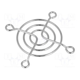 1 pcs x TQSolution - Guard, plastic, 60x60mm, snap fastener,screw, with filter, 45ppi