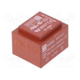 1 pcs x MYRRA - 44088 - Transformer: encapsulated, 1.5VA, 230VAC, 15V, 100mA, PCB