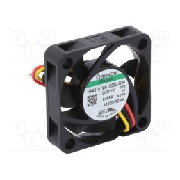 1 pcs x SUNON - HA40101V4-1000U-G99 - Fan: DC, axial, 12VDC, 40x40x10mm, 9.13m3/h, 15.7dBA, Vapo, 5000rpm