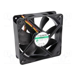 1 pcs x SUNON - MEC0382V1-000U-G99 - Fan: DC, axial, 24VDC, 120x120x38mm, 234.46m3/h, 44.5dBA, Vapo