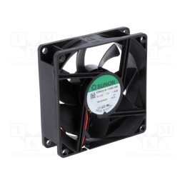 1 pcs x SUNON - EF80251B1-1000U-A99 - Fan: DC, axial, 12VDC, 80x80x25mm, 69.5m3/h, 33dBA, ball bearing
