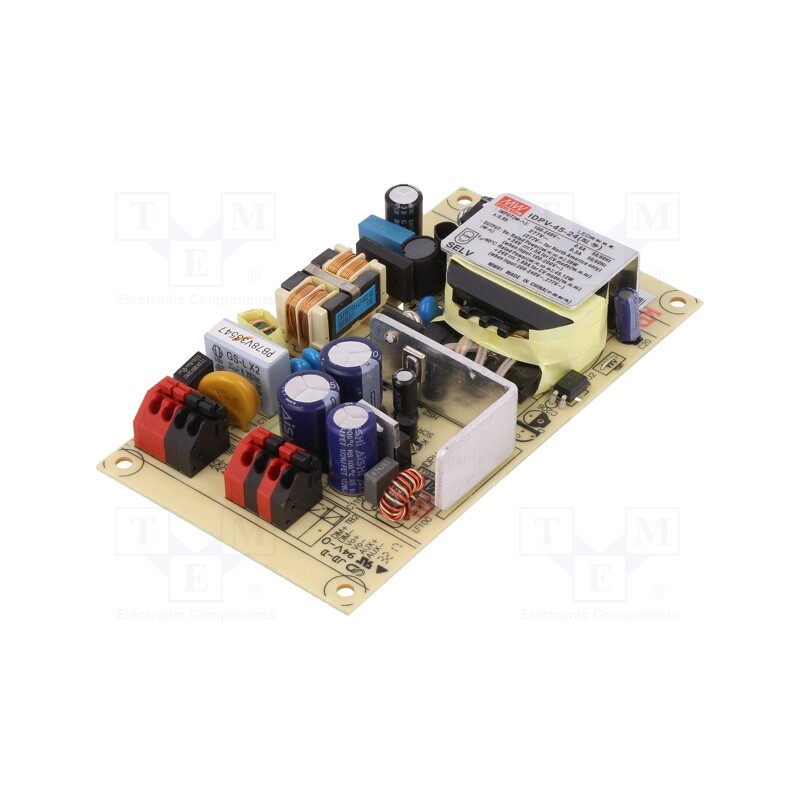 1 pcs x MEAN WELL - IDPV-45-24 - Power supply: switched-mode, LED, 45W, 24VDC, 1.88A, 90÷295VAC