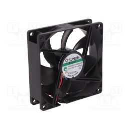 1 pcs x SUNON - PF92251V1-1000U-A99 - Fan: DC, axial, 12VDC, 92x92x25mm, 126.75m3/h, 45.5dBA, Vapo, 24AWG