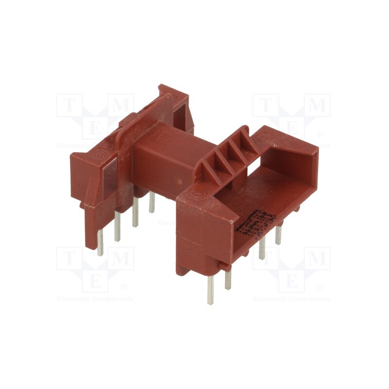 1 pcs x WEISSER - WZ-7958 - Coil former: with pins, plastic, THT, Layout: 2x6, Ultramid A3X2G7
