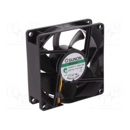 1 pcs x SUNON - PF80251V1-1000U-G99 - Fan: DC, axial, 12VDC, 80x80x25mm, 101.4m3/h, 44.7dBA, Vapo, 4800rpm