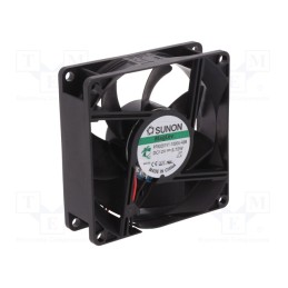 1 pcs x SUNON - PF80251V1-1000U-A99 - Fan: DC, axial, 12VDC, 80x80x25mm, 101.4m3/h, 44.7dBA, Vapo, 4800rpm