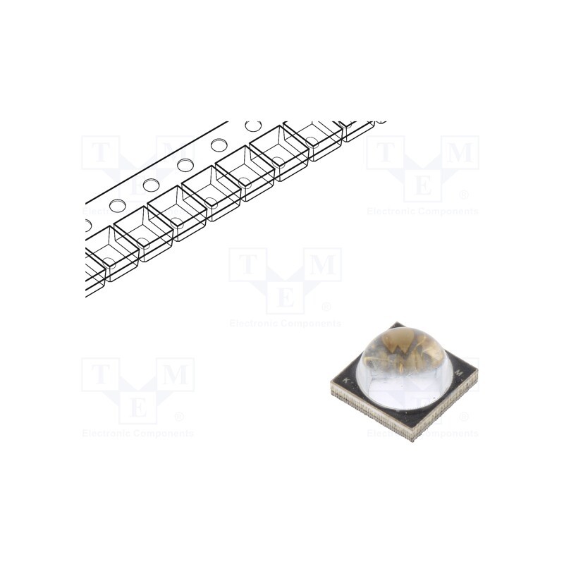 1 pcs x ProLight Opto - PBSD-10KLA-GS - Power LED, UV, 60°, 2000mA, λd: 365÷370nm, Pmax: 10W, 7x7x5.7mm