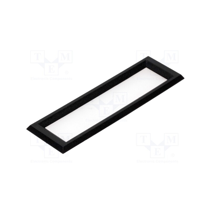 1 pcs x DISPLAY VISIONS - EA 017-7UKE - Frontal bezel, Dim: 97.5x29.4mm, 81.5x17.2mm, ABS, Colour: black