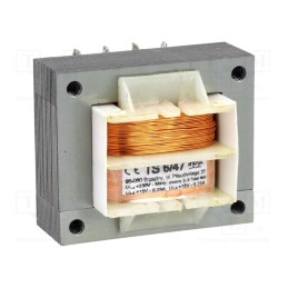 1 pcs x INDEL - TS6/47 - Transformer: mains, 6VA, 230VAC, 15V, 15V, 250mA, 250mA, screw type