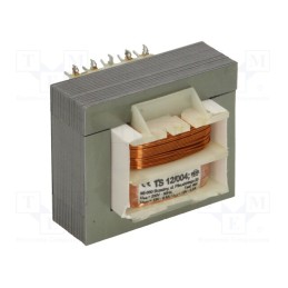 1 pcs x INDEL - TS12/004 - Transformer: mains, 12VA, 230VAC, 12V, 12V, 500mA, 500mA, screw type