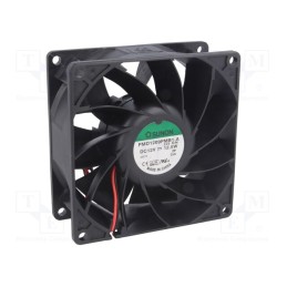 1 pcs x SUNON - PMD1209PMB1-A(2).GN - Fan: DC, axial, 12VDC, 92x92x38mm, 204.21m3/h, 57.6dBA, Len: 300mm