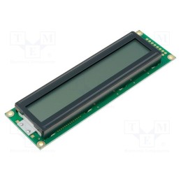 1 pcs x RAYSTAR OPTRONICS - RC2402A-FHY-CSV - Display: LCD, alphanumeric, FSTN Positive, 24x2, yellow, LED